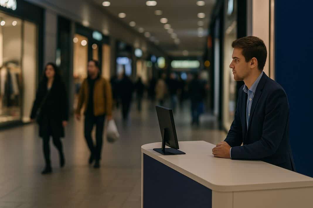 Já reparaste que nos balcões dos centros comerciais nunca te abordam?