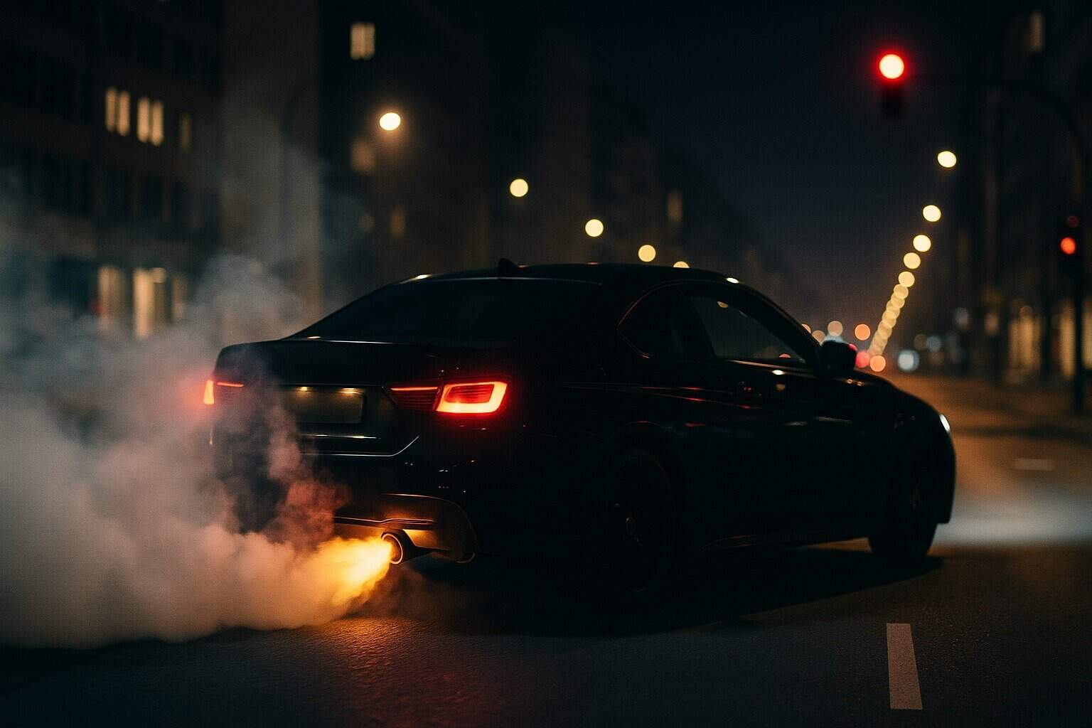 O barulho de um carro quase matou uma pessoa e acham que isto é normal?