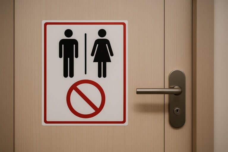 Pedi para usar a casa de banho num café… e recusaram-me. É legal?