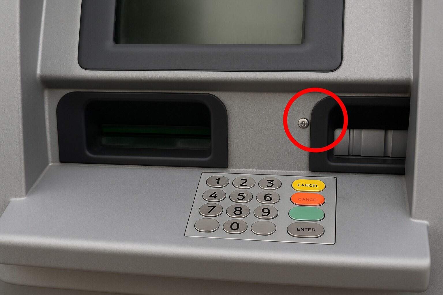 Encontraste um parafuso solto no multibanco? Não é o que pensas!
