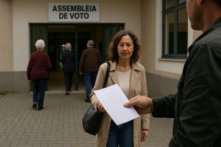 Vais votar? Cuidado com estes panfletos à porta das escolas