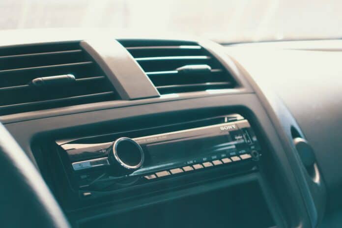 rádio do carro