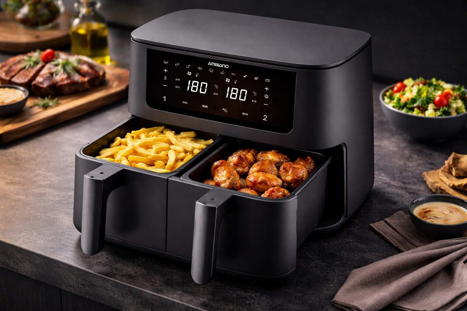 Air Fryer do ALDI que vai esgotar: duas zonas, 8 litros e desconto brutal