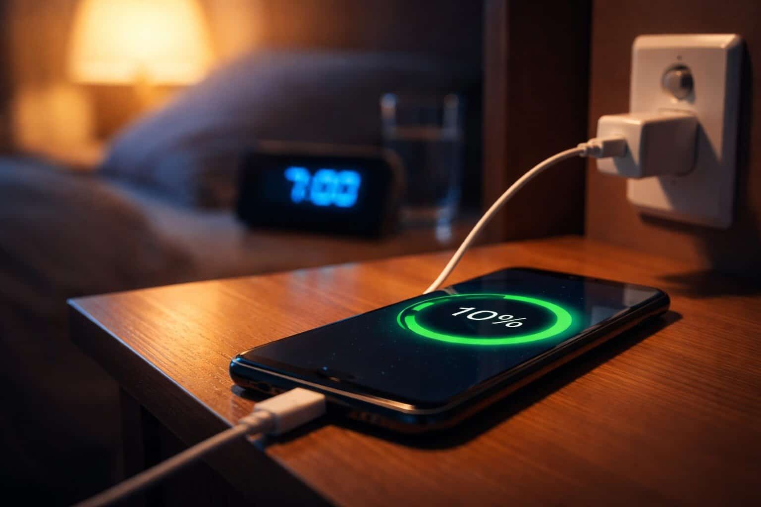 carregar o telemóvel até 100%