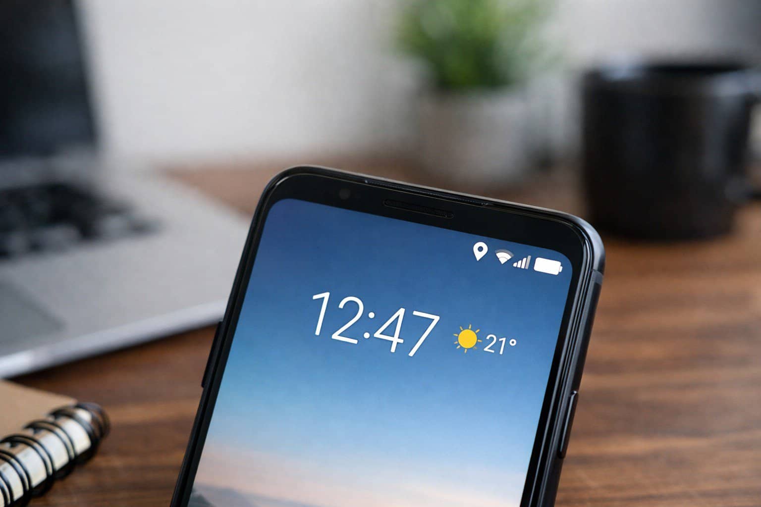 Atenção: este ícone no Android não pode estar sempre ligado