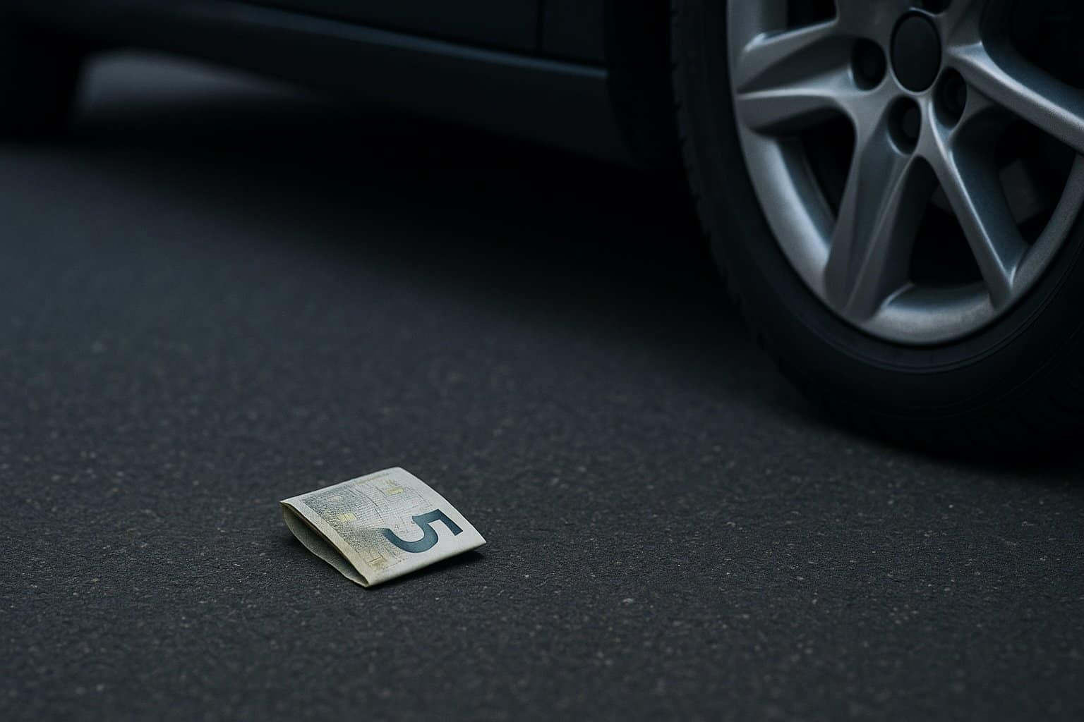 Se vires uma nota no chão ao pé do carro entra e tranca-te