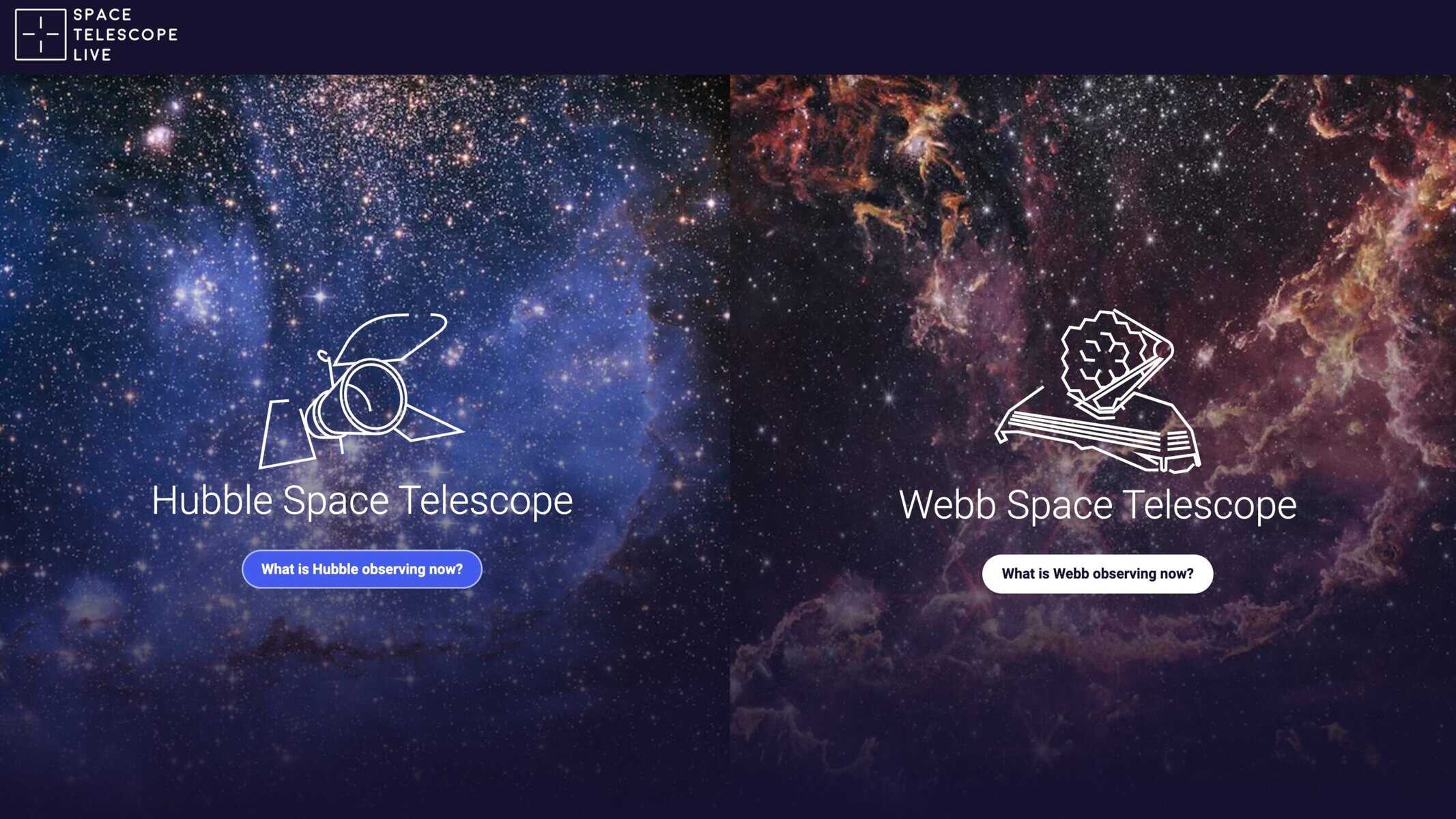 Já podes ver o que os telescópios espaciais estão a observar