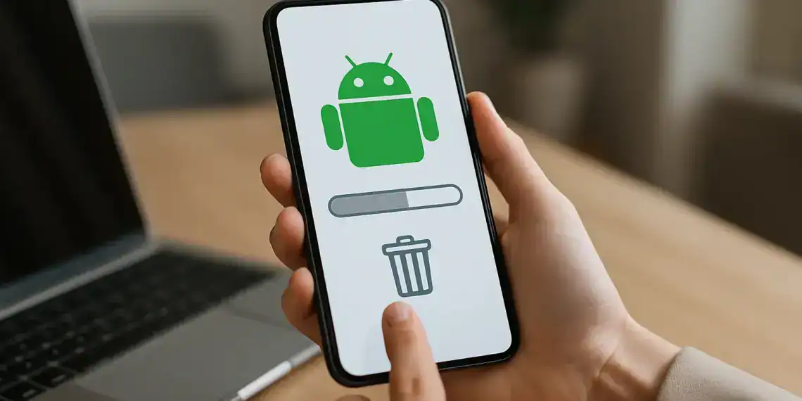 Remover ficheiros desnecessários no Android para libertar espaço de armazenamento.
