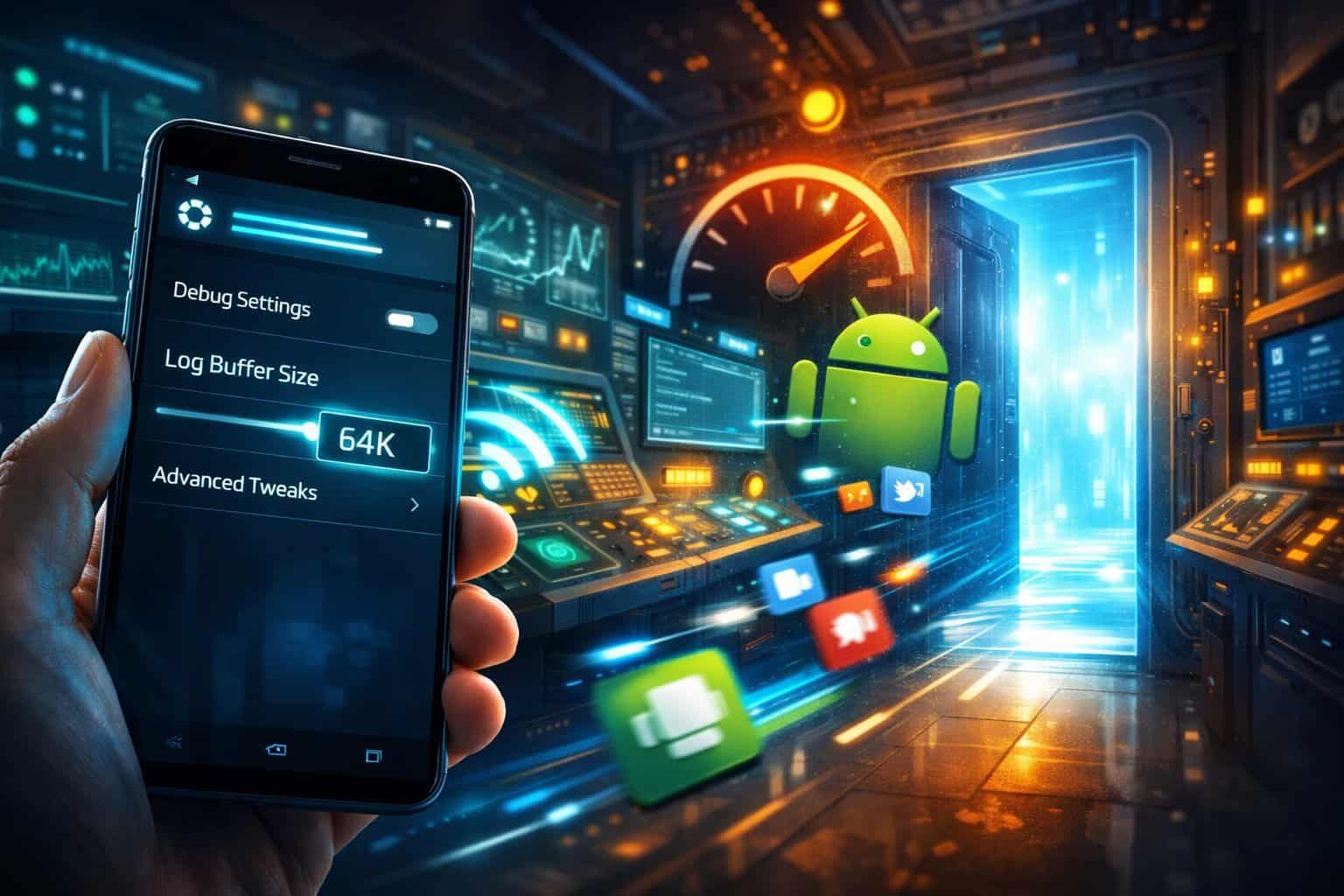 Memória cheia no telemóvel? A culpa é quase sempre destas aplicações, Desbloqueio de configurações de depuração no Android para otimizar desempenho do telemóvel.