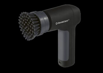 Escova de Limpeza Elétrica do LIDL para cozinha, fácil de usar e eficiente na limpeza de superfícies.