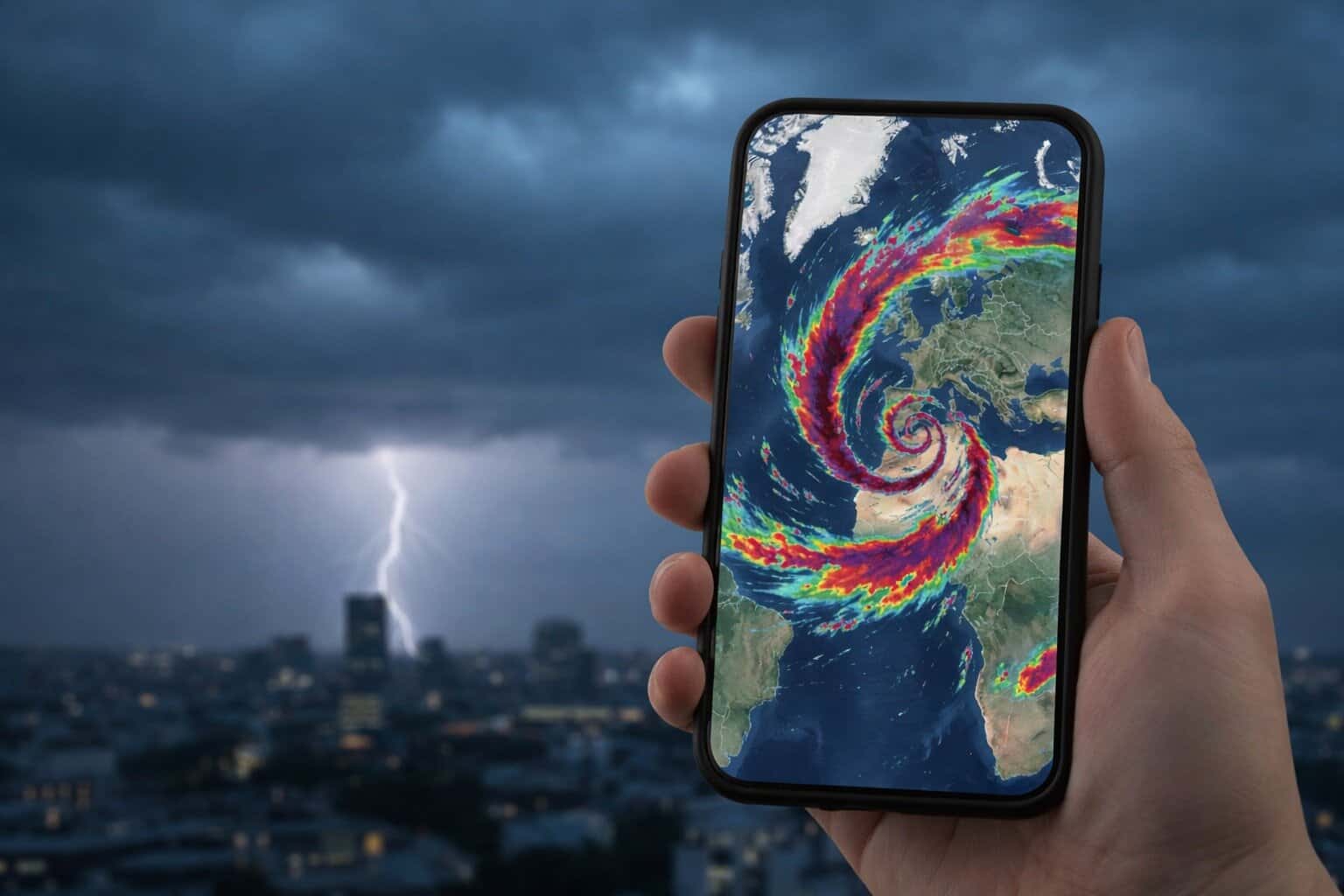 Alerta: com isto consegues seguir as tempestades em tempo real