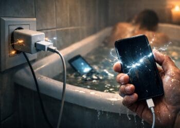 É verdade que o teu smartphone pode dar-te um choque mortal?