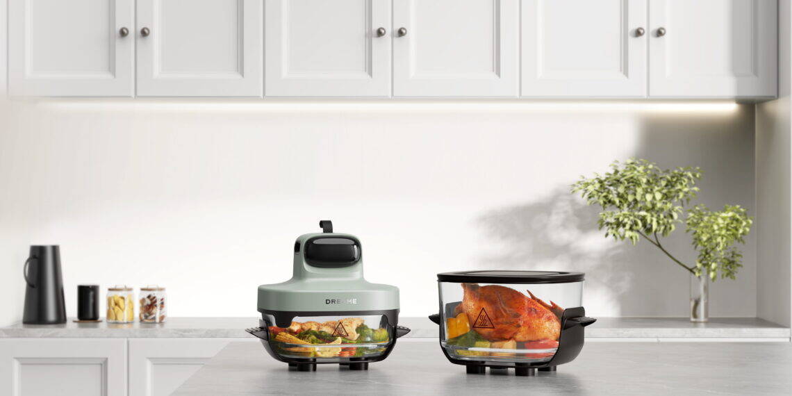 Dreame quer sair do chão! Tem uma Air Fryer de vidro que faz tudo