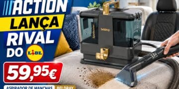 Cuidado LIDL: a Action lançou um aspirador de sofás ainda mais barato