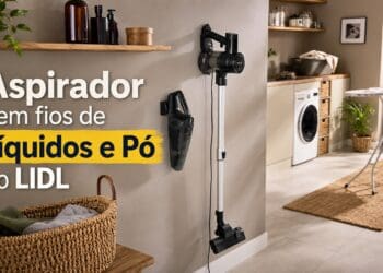 Adeus vassoura e pano: aspirador sem fios do LIDL para sólidos e líquidos