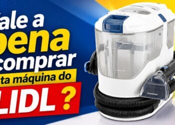 Máquina de limpeza de estofos do LIDL com desconto é uma boa compra?