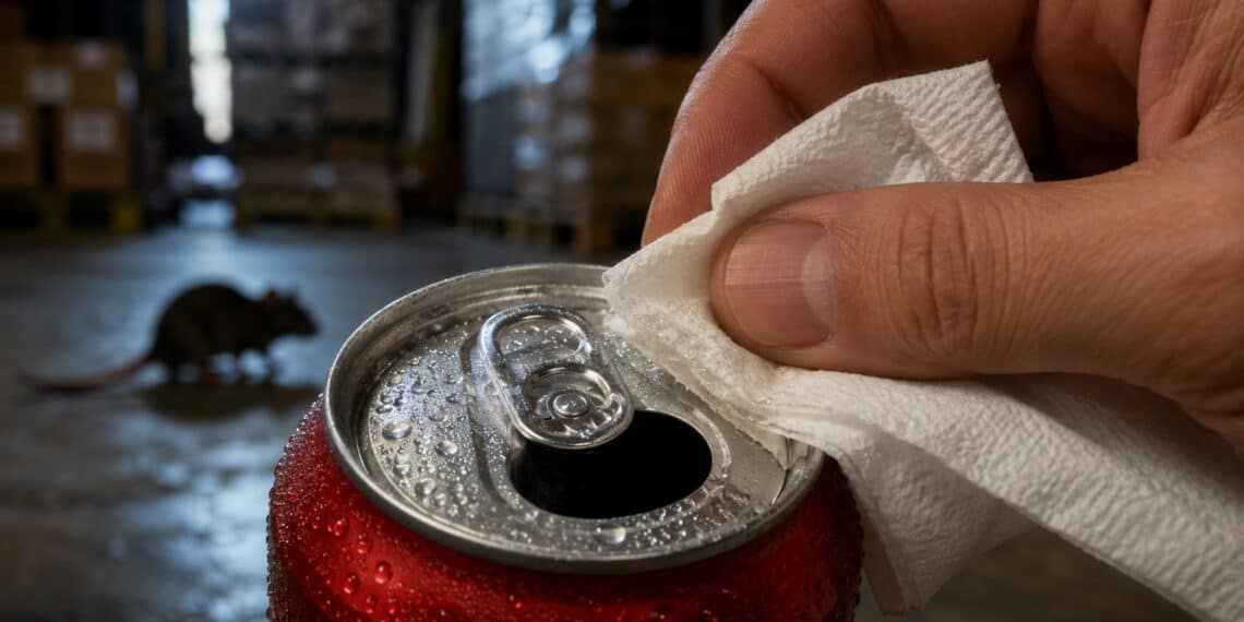 Hantavírus: existe perigo em beber diretamente das latas de refrigerante?